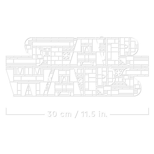 LEGO Star Wars 75407 Brick-Built Star Wars Logo