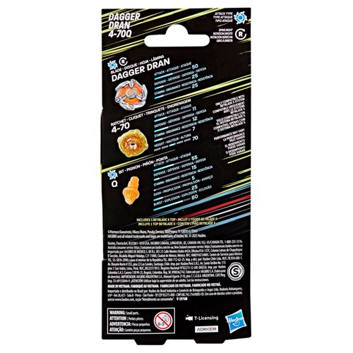 Beyblade X Dagger Dran 4-70Q Booster Pack Set