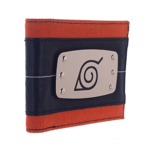 Naruto Metal Badge Bi-fold Wallet