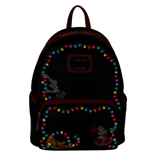 Loungefly Disney Mickey\'s Light Up Decorations Mini Backpack Amazon.com: Loungefly Disney Mickey main image 2