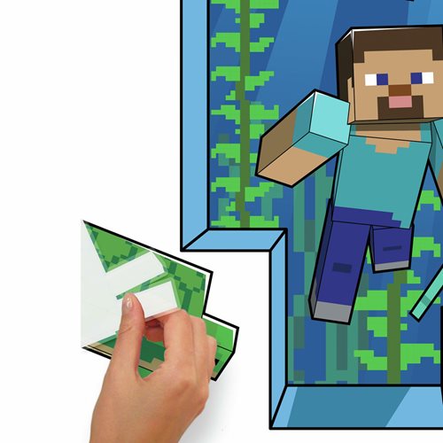 Minecraft Peel and Stick Giant Wall Decals