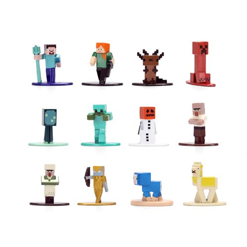 Minecraft Wave 17 Nano MetalFigs Die-Cast Metal Mini-Figure 12-Pack