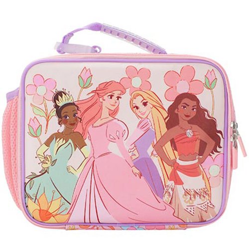 Disney Princesses All Over Print Floral Insulated Lunch Tote