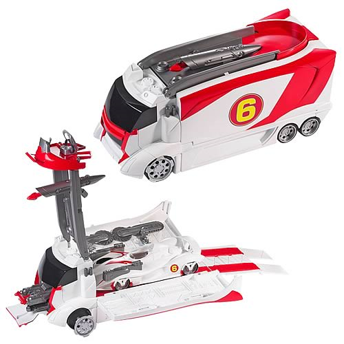 Speed Racer Hot Wheels Mach 6 and Battle Rig