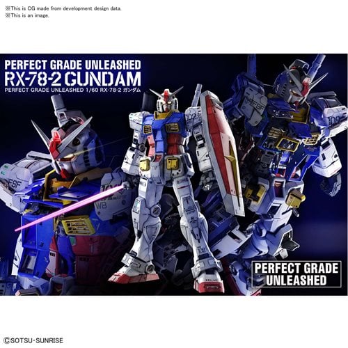 Mobile Suit Gundam RX-78-2 Gundam PG Unleashed 1:60 Scale Model Kit