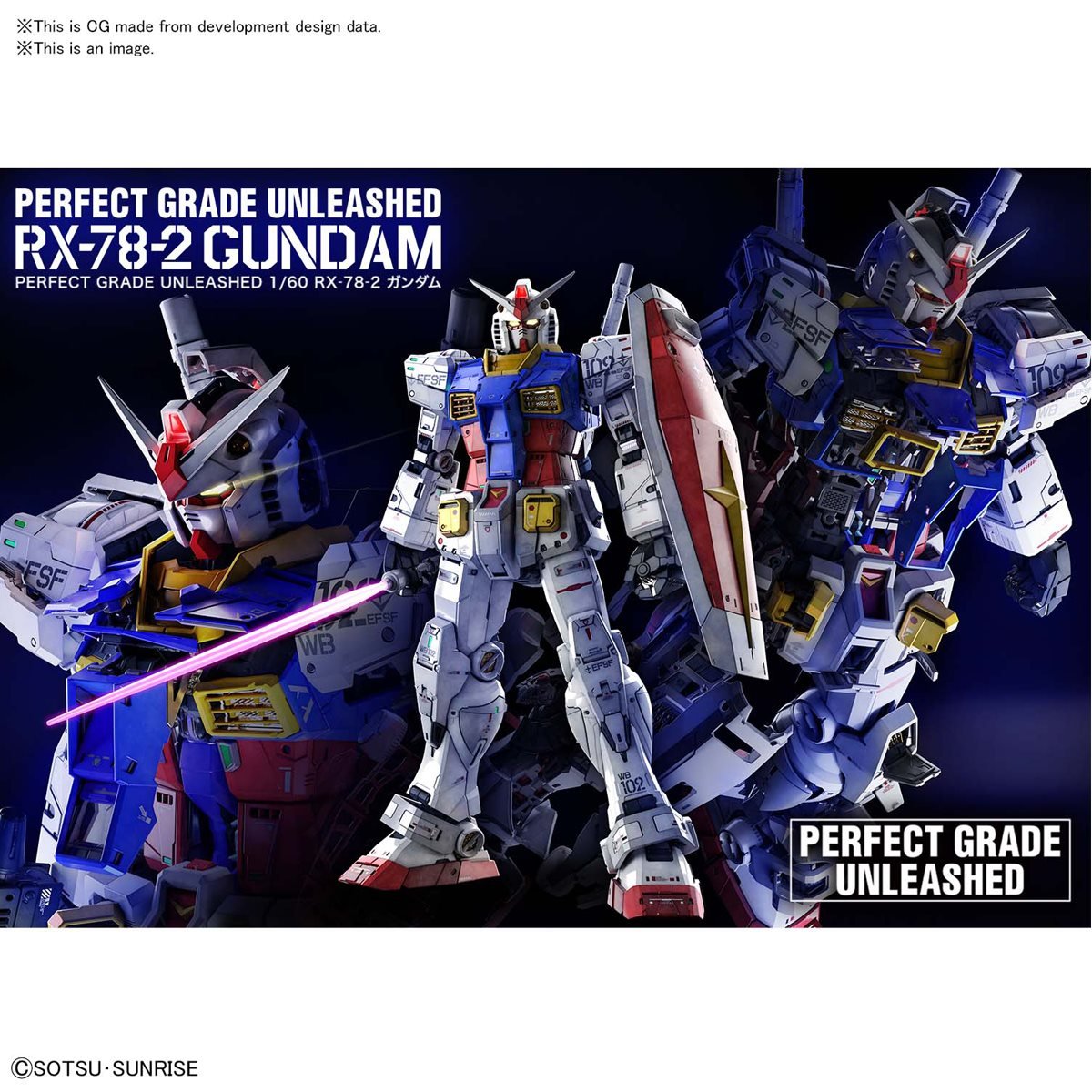 Mobile Suit Gundam RX-78-2 Gundam Perfect Grade Unleashed 1:60
