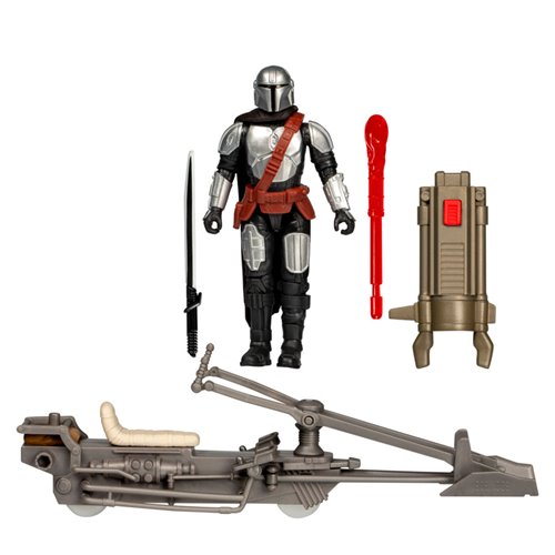 Star Wars Epic World of Action The Mandalorian & Speeder Bike