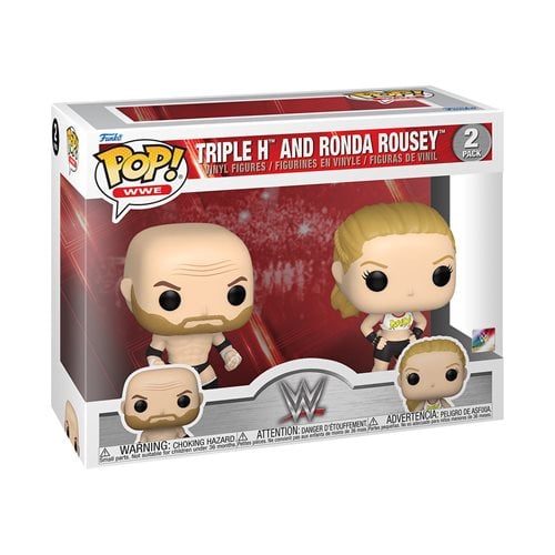 WWE Triple H and Ronda Rousey Pop! Vinyl Figure 2-Pack