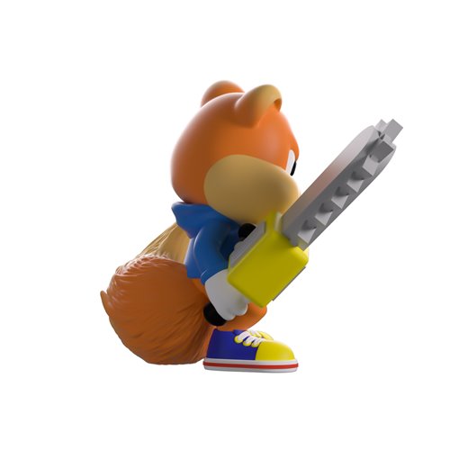 Conker's Bad Fur Day Collection Chainsaw Conker Vinyl Figure #4