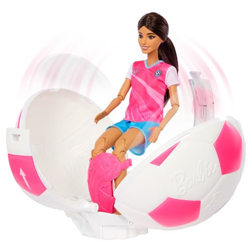 Barbie Team Barbie Roll & Reveal Soccer Player Doll and Accessories