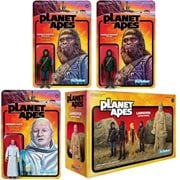 Planet of the Apes 3 3/4-Inch ReAction Figure Bundle of 4