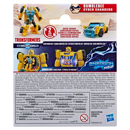 Transformers Cyberworld Bumblebee Cyber Changers Energon Surge
