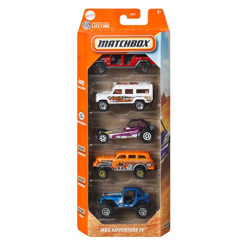 Matchbox Car Collection 5-Pack 2025 Mix 2 Vehicle Case of 12