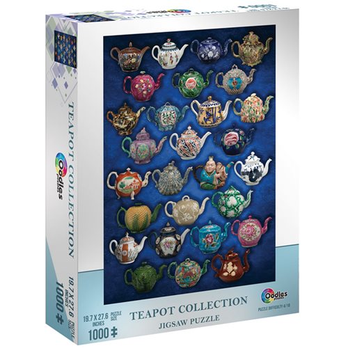 Teapot Collection 1,000-Piece Puzzle