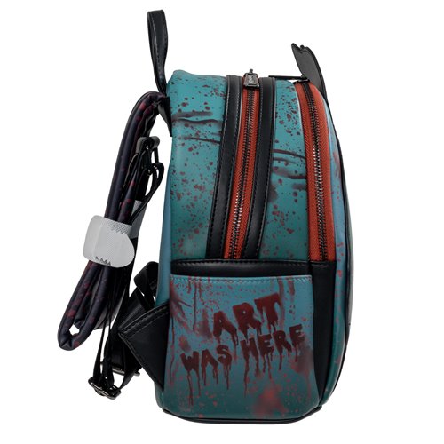 Terrifier Art the Clown Blood Splatter Glow-in-the-Dark Mini-Backpack - Entertainment Earth Exclusiv
