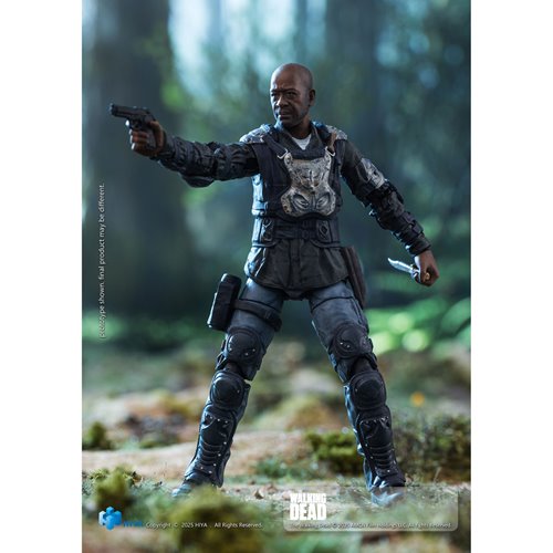 The Walking Dead Morgan Jones 4-Inch Exquisite Mini Series 1:18 Scale Action Figure