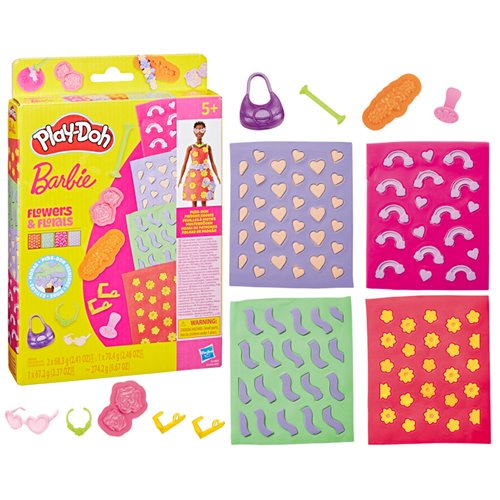 Barbie Fashionista Play-Doh Flowers and Florals Set