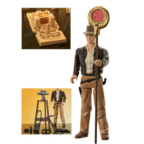 Indiana Jones and the Raiders of the Lost Ark 12-Inch Jumbo Action Figure Playset - San Diego Comic-