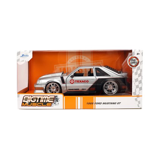 Bigtime Muscle 1989 Ford Mustang GT Texaco 1:24 Scale Die-Cast Metal Vehicle