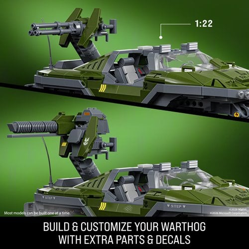 Brick Shop Halo UNSC M12 Warthog Vehicle