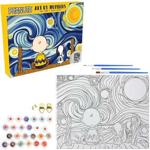 Peanuts Starry Night Art by Numbers