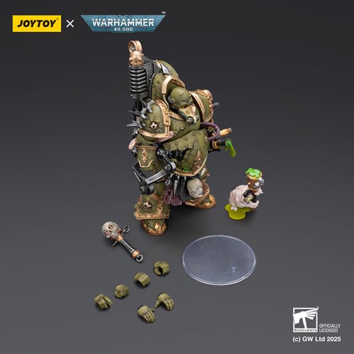 Joy Toy Warhammer 40,000 Death Guard Foul Blightspawn with Plague Sprayer 1:18 Scale Action Figure