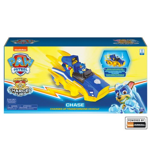 PAW Patrol Mighty Pups Charged Up Chase Transforming Deluxe Vehicle