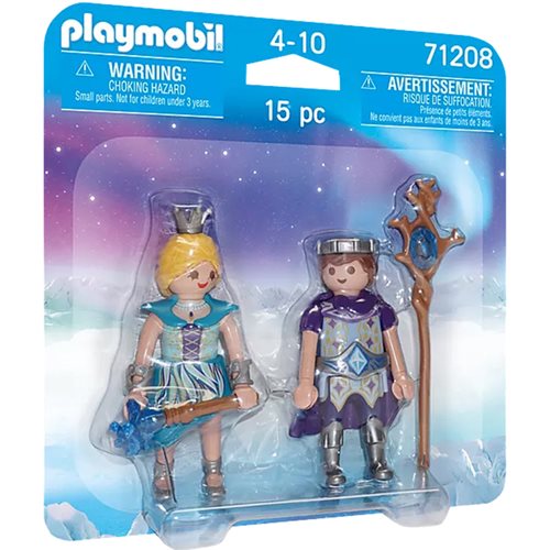 Playmobil 71208 DuoPacks Ice Prince & Princess 3-Inch Action Figures