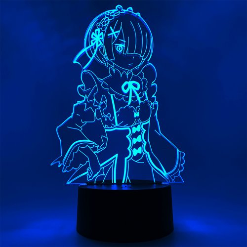 Re:Zero Ram Otaku Lamp