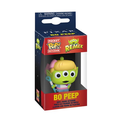 Pixar 25th Anniversary Alien as Bo Peep Pocket Pop! Key Chain