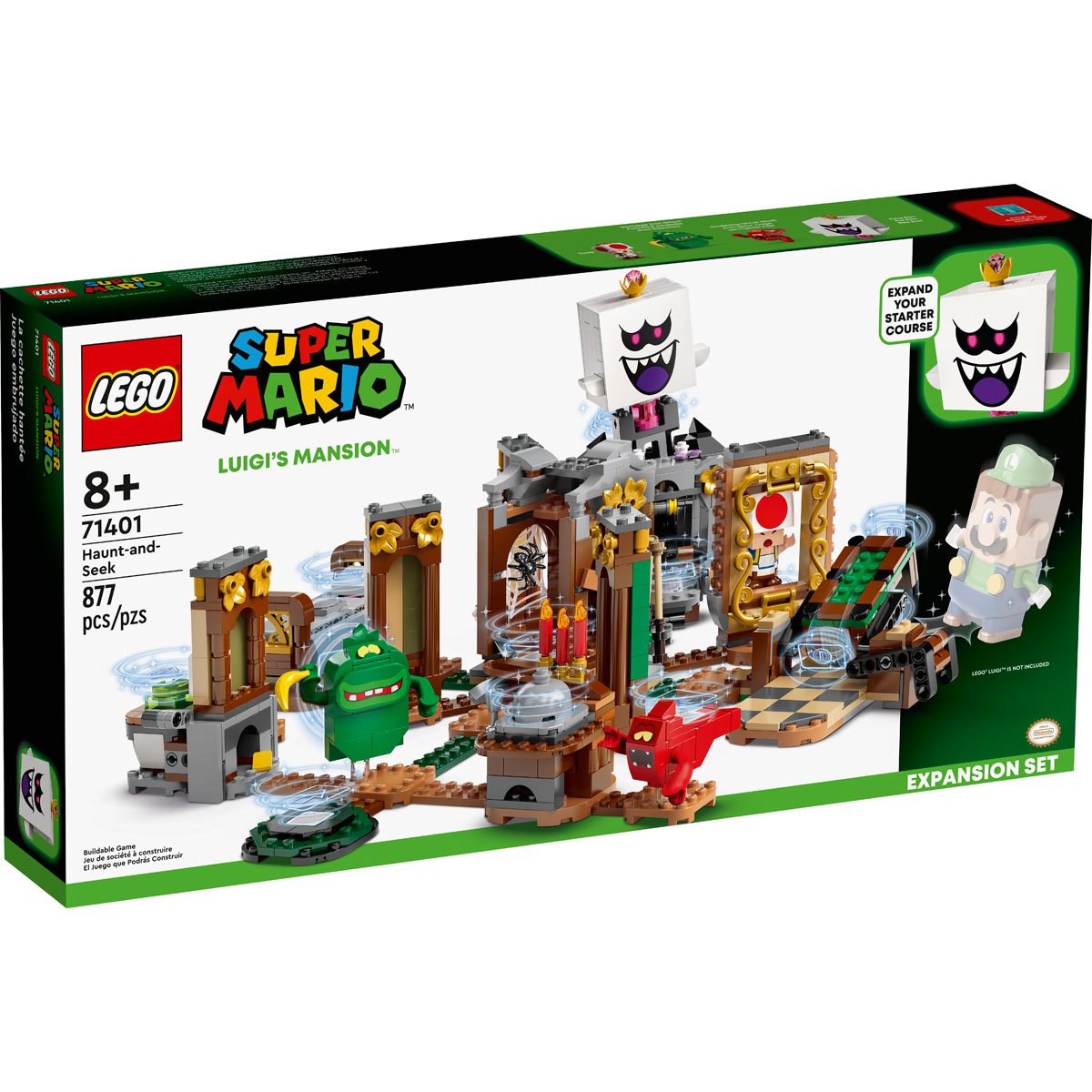 Erobring Højttaler Vedhæft til LEGO 71401 Super Mario Luigi's Mansion Haunt-and-Seek Expansion Set