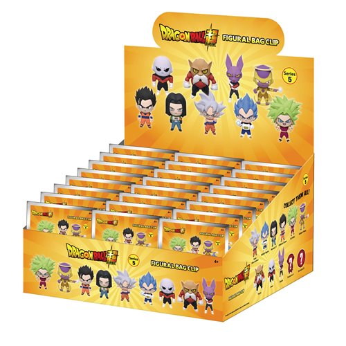 Dragon Ball Super Series 5 3D Foam Bag Clip Random 6-Pack