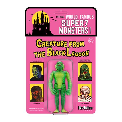 Universal Monsters Creature from the Black Lagoon Super Creature Wide Sculpt 3 3/4-Inch ReAction Fig