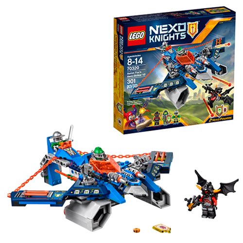 Først Ulv i fåretøj Valnød LEGO Nexo Knights 70320 Aaron Fox's Aero-Striker V2