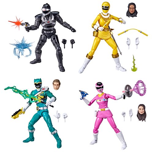 Power Rangers Lightning Collection 6-Inch Figures Wave 12 Set of 4