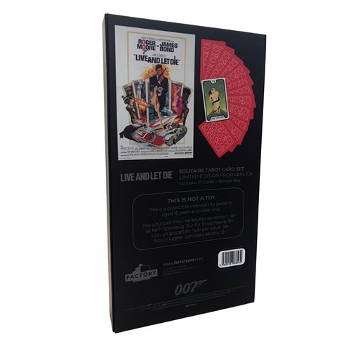 James Bond Live and Let Die Tarot Cards Limited Edition Prop Replica