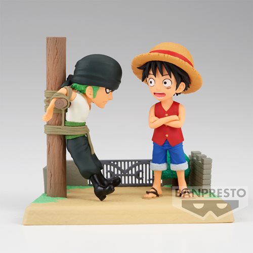 One Piece Monkey D. Luffy and Roronoa Zoro Log Stories World Collectable Mini-Figure