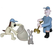 Wallace and Gromit Curse of the Were Rabbit 3-Pack Statues
