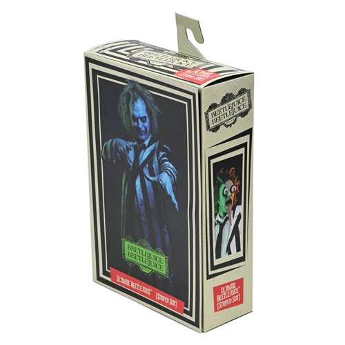 Beetlejuice Beetlejuice Ultimate Striped Suit Beetlejuice 7-Inch Scale Action Figure