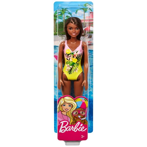 Barbie Beach Doll with Yellow Suit
