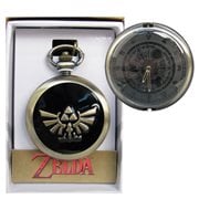 Legend of Zelda Triforce Goldtone Pocket Watch