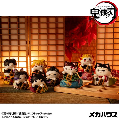 Demon Slayer Fortune Cats Mega Cat Project Mini-Figure Case of 8