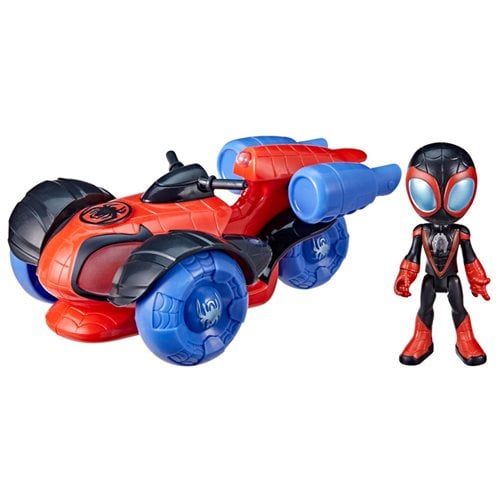 Spidey and Amazing Friends Glow Tech Techno-Racer Vehicle
