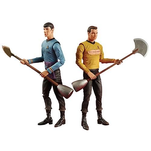 Star Trek Amok Time Kirk and Spock Action Figures