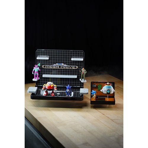 Console Heroes Sega Mega Drive Supervillain Boss Bundle Playset with Sonic the Hedgehog Cartridge