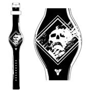 Destiny Black and White Skull LED Watch