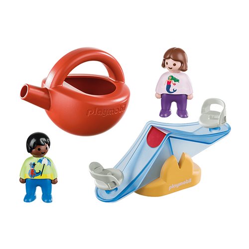 Playmobil 70269 1.2.3 Water Seesaw with Watering Can
