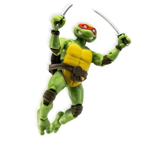 Teenage Mutant Ninja Turtles Best of Leonardo IDW Comic Book and 5-Inch BST AXN Action Figure Set