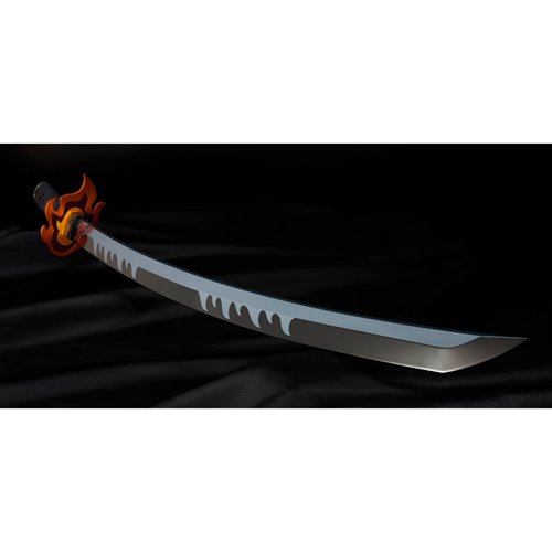 Demon Slayer Nichirin Sword Tanjiro Kamado Kyojuro Rengoku's Sword Guard Version Proplica Prop Repli
