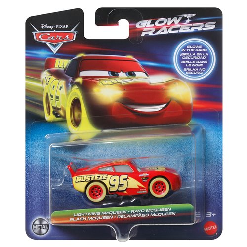 Cars Glow Racers 2025 Mix 1 Vehicle Case of 8